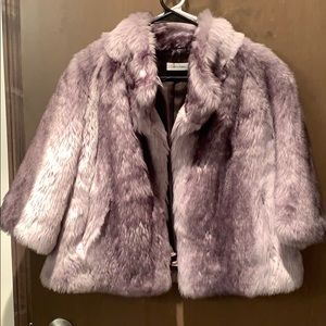 Calvin Klein faux fur